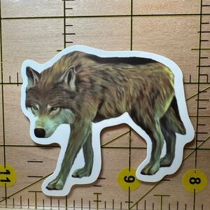 💜13/$13 +Bundle Sticker Sale | Wolf Animal Waterproof Sticker